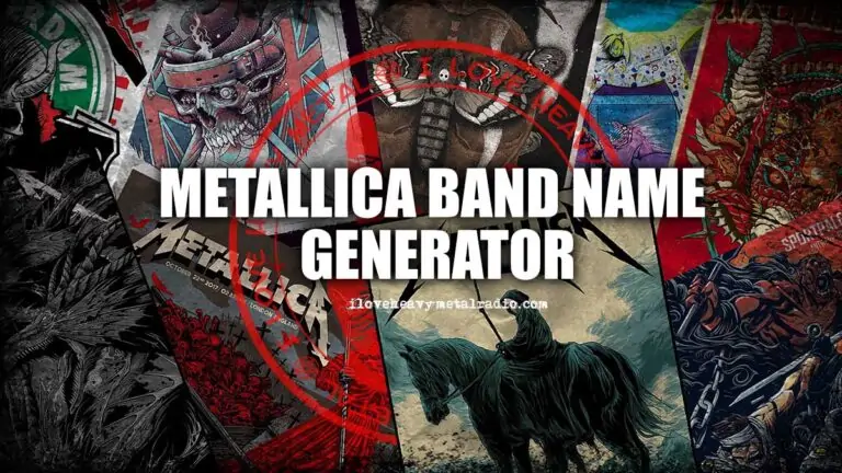 Metallica Band Name Generator