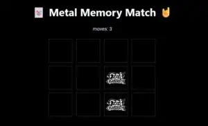Metal Memory Match