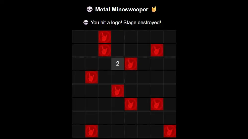 Metal Minesweeper